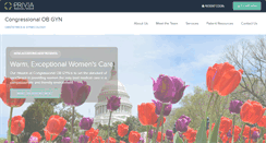 Desktop Screenshot of congressionalobgyn.com