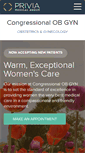 Mobile Screenshot of congressionalobgyn.com
